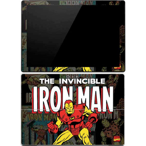Marvel Classic Comics Iron Man Action Vintage Surface Pro 4 Skin